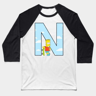 Simpsons letter Baseball T-Shirt